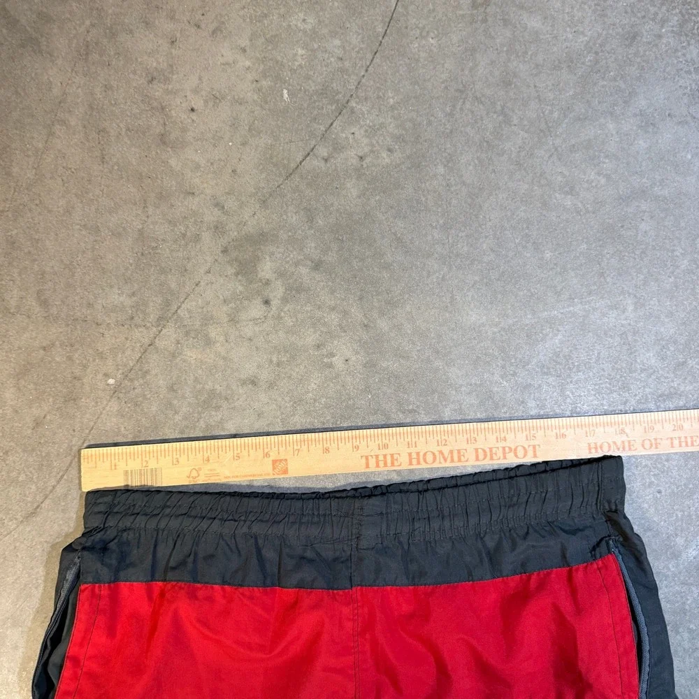 Polo Ralph Lauren Mens Colorblock Swim Trunks Black‎ Red White Big Pony Large